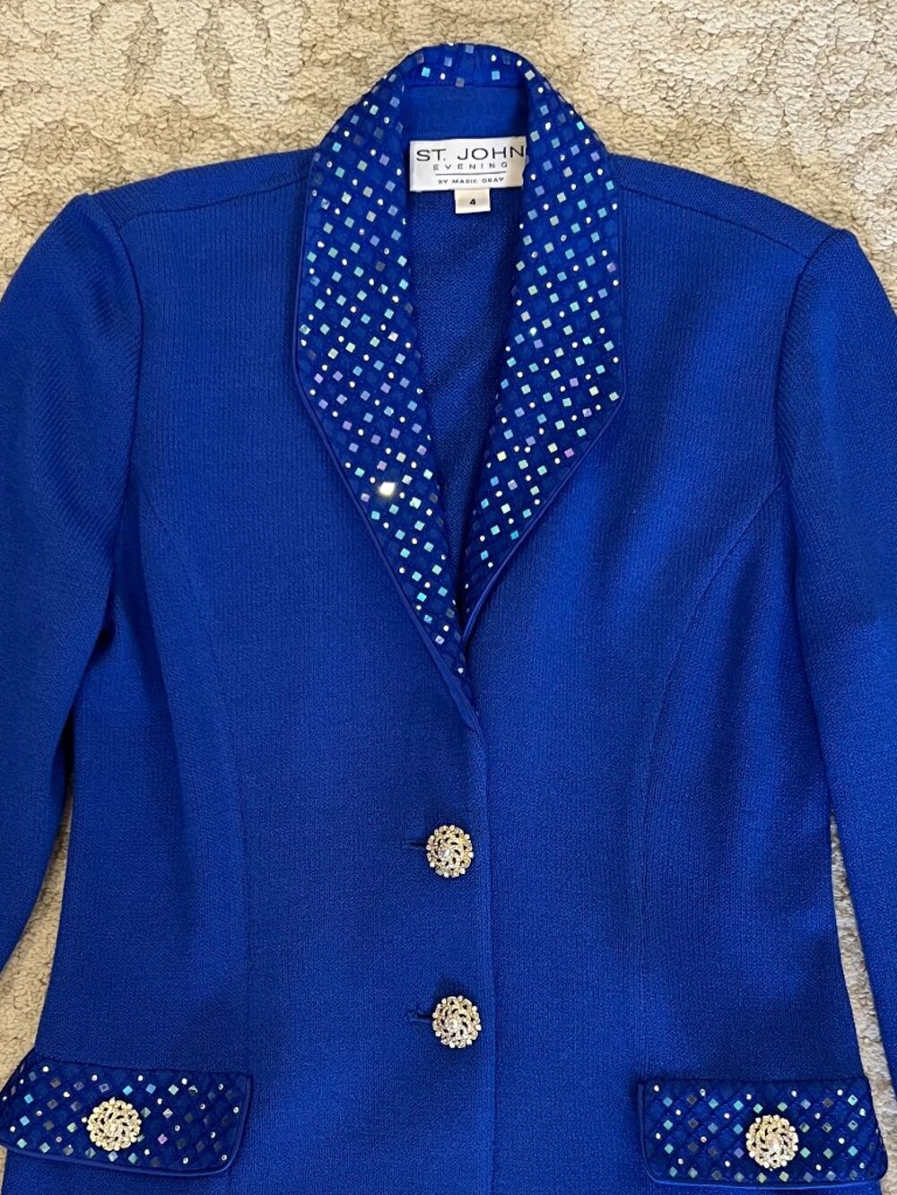 St. John Evening by Marie Gray Blazer Size 4